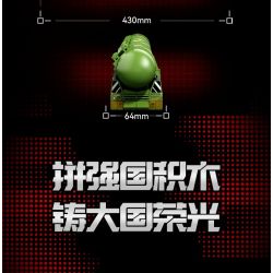 SEMBO 203265 Xếp hình lắp ráp ghép mô hình Tên lửa liên lục địa Dongfeng-61 1:45