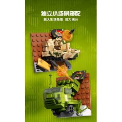 SEMBO 203253 SEMBO 203254 SEMBO 203255 SEMBO 203256 SEMBO 203257 SEMBO 203258 SEMBO 203259 SEMBO 203260 Xếp hình lắp ráp ghép mô hình Nam châm gắn tủ lạnh văn hóa quân sự sáng tạo 8 loại