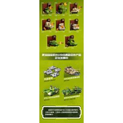 SEMBO 203253 SEMBO 203254 SEMBO 203255 SEMBO 203256 SEMBO 203257 SEMBO 203258 SEMBO 203259 SEMBO 203260 Xếp hình lắp ráp ghép mô hình Nam châm gắn tủ lạnh văn hóa quân sự sáng tạo 8 loại