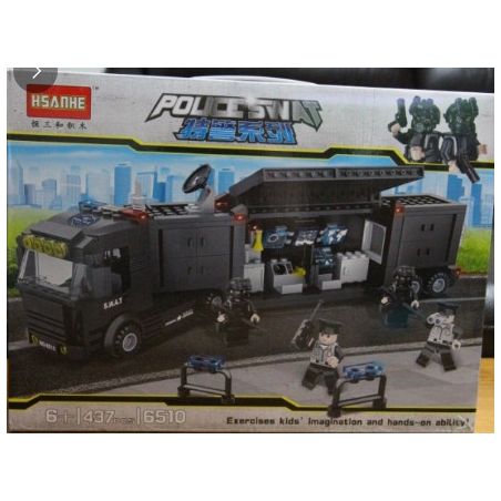 HSANHE CACO 6510 Xếp hình lắp ráp ghép mô hình dòng SWAT