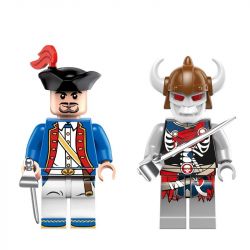 Enlighten 1303 Qman 1303 non  CỖ XE BỌ CẠP bộ đồ chơi xếp lắp ráp ghép mô hình Pirates Of The Caribbean LEGENDARY PIRATES Cướp Biển Vùng Caribe 147 khối