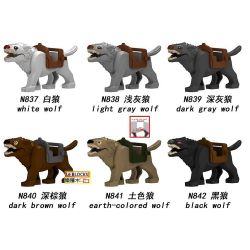 Guangdong Ruizhida N837 Guangdong Ruizhida N838 Guangdong Ruizhida N839 Guangdong Ruizhida N840 Guangdong Ruizhida N841 Guangdong Ruizhida N842 Warg Xếp hình lắp ráp ghép mô hình Mô hình nhỏ Warg 6 loại