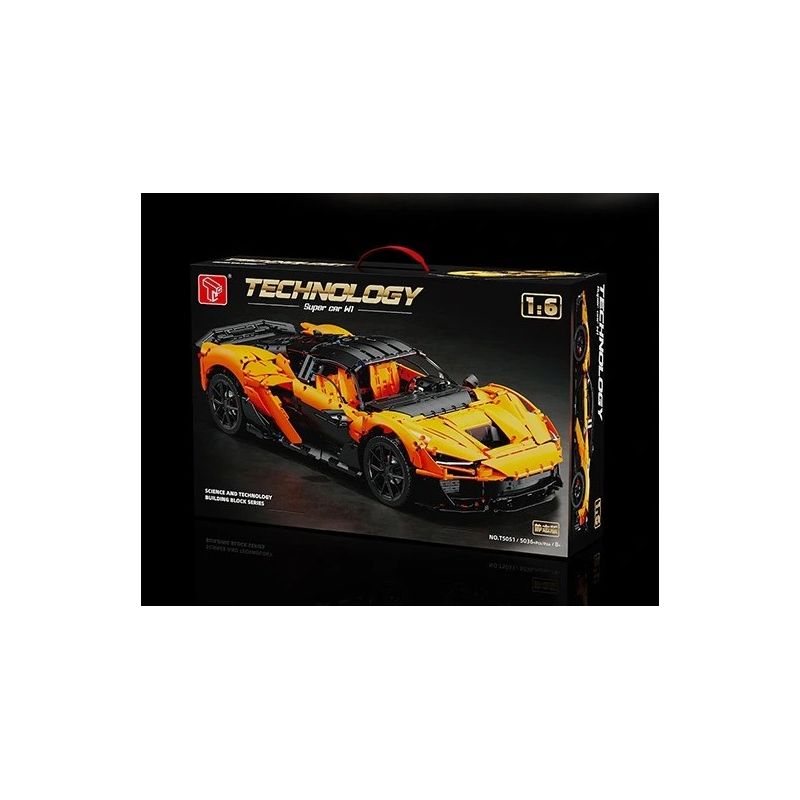 Tagore T5051 McLaren W1 Xếp hình lắp ráp ghép mô hình Siêu xe McLaren W1 1:6