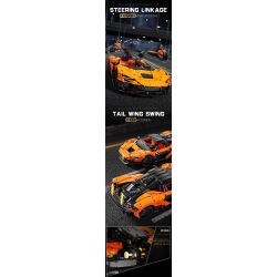 Tagore T5051 McLaren W1 Xếp hình lắp ráp ghép mô hình Siêu xe McLaren W1 1:6