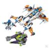 Enlighten 1615 Qman 1615 non  ĐUỔI BẮT TÀU HỦY DIỆT bộ đồ chơi xếp lắp ráp ghép mô hình Space Adventure SPACE ADVENTURE CHASE DESTROYER Thám Hiểm Không Gian 478 khối