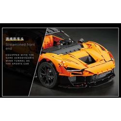 Tagore T5051 McLaren W1 Xếp hình lắp ráp ghép mô hình Siêu xe McLaren W1 1:6