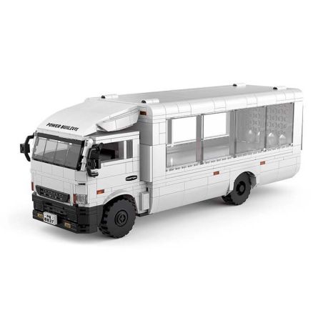 Pibo PB8837 Xếp hình lắp ráp ghép mô hình Người tiên phong chắp cánh ước mơ: Xe đầu kéo chở hàng Mitsubishi