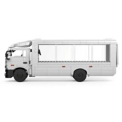 Pibo PB8837 Xếp hình lắp ráp ghép mô hình Người tiên phong chắp cánh ước mơ: Xe đầu kéo chở hàng Mitsubishi