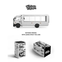 Pibo PB8837 Xếp hình lắp ráp ghép mô hình Người tiên phong chắp cánh ước mơ: Xe đầu kéo chở hàng Mitsubishi