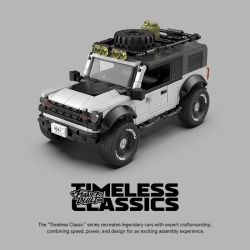 Pibo PB8847 Xếp hình lắp ráp ghép mô hình Thợ săn Ford 1:32