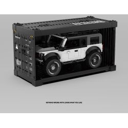 Pibo PB8847 Xếp hình lắp ráp ghép mô hình Thợ săn Ford 1:32