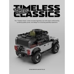 Pibo PB8847 Xếp hình lắp ráp ghép mô hình Thợ săn Ford 1:32