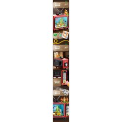 GULY 60518 Retro TV Xếp hình lắp ráp ghép mô hình truyền hình cổ điển