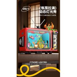 GULY 60518 Retro TV Xếp hình lắp ráp ghép mô hình truyền hình cổ điển