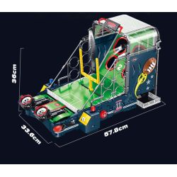 XINZHUAN XZ0011 Pulsegrid Nexus Xếp hình lắp ráp ghép mô hình máy chơi bóng bầu dục