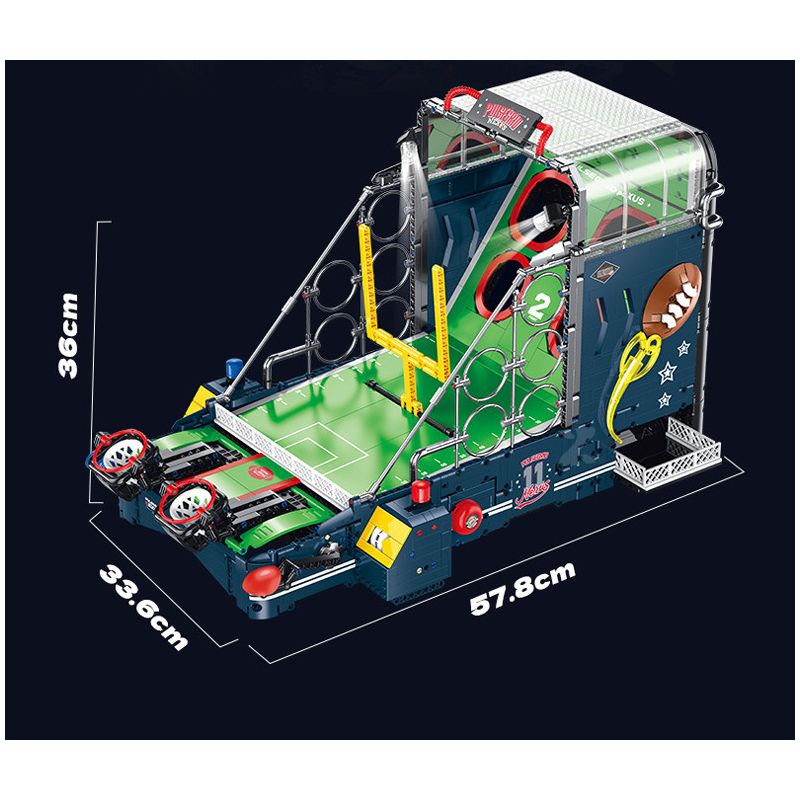 XINZHUAN XZ0011 Pulsegrid Nexus Xếp hình lắp ráp ghép mô hình máy chơi bóng bầu dục