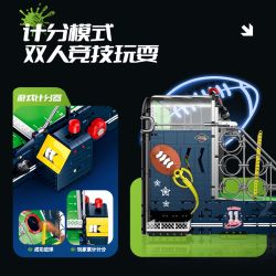 XINZHUAN XZ0011 Pulsegrid Nexus Xếp hình lắp ráp ghép mô hình máy chơi bóng bầu dục