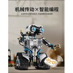 Takuki T1107 Dual Mode Robot Xếp hình lắp ráp ghép mô hình Robot tàu vũ trụ kết hợp hành trình trên mặt đất thám hiểm không gian