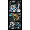 Takuki T1107 Dual Mode Robot Xếp hình lắp ráp ghép mô hình Robot tàu vũ trụ kết hợp hành trình trên mặt đất thám hiểm không gian