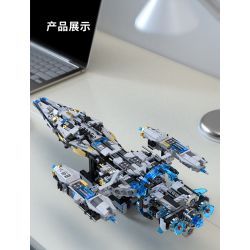 Takuki T1107 Dual Mode Robot Xếp hình lắp ráp ghép mô hình Robot tàu vũ trụ kết hợp hành trình trên mặt đất thám hiểm không gian