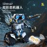 Takuki T1107 Dual Mode Robot Xếp hình lắp ráp ghép mô hình Robot tàu vũ trụ kết hợp hành trình trên mặt đất thám hiểm không gian