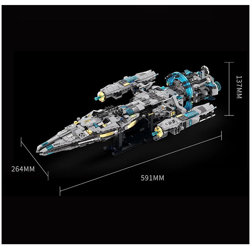 Takuki T1107 Dual Mode Robot Xếp hình lắp ráp ghép mô hình Robot tàu vũ trụ kết hợp hành trình trên mặt đất thám hiểm không gian