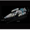 Takuki T1107 Dual Mode Robot Xếp hình lắp ráp ghép mô hình Robot tàu vũ trụ kết hợp hành trình trên mặt đất thám hiểm không gian
