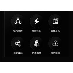 Takuki T1107 Dual Mode Robot Xếp hình lắp ráp ghép mô hình Robot tàu vũ trụ kết hợp hành trình trên mặt đất thám hiểm không gian