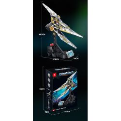 XINZHUAN XZ0007 DinoMech Xếp hình lắp ráp ghép mô hình Hộp sọ thằn lằn cơ khí