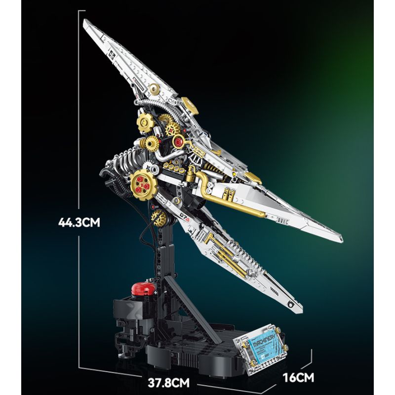 XINZHUAN XZ0007 DinoMech Xếp hình lắp ráp ghép mô hình Hộp sọ thằn lằn cơ khí