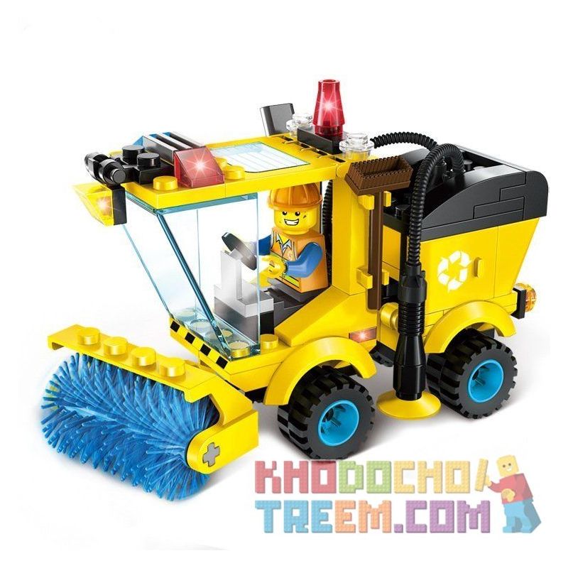 Enlighten 1101 Qman 1101 TOPOA MACTEPOB 5019 non  MÁY QUÉT ĐƯỜNG bộ đồ chơi xếp lắp ráp ghép mô hình City SWEEPER Thành Phố 102 khối Enlighten 1101 Qman 1101 TOPOA MACTEPOB 5019 non  MÁY QUÉT ĐƯỜNG bộ đồ chơi xếp lắp ráp ghép mô hình City SWEEPER Thành Phố 102 khối