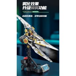 XINZHUAN XZ0007 DinoMech Xếp hình lắp ráp ghép mô hình Hộp sọ thằn lằn cơ khí