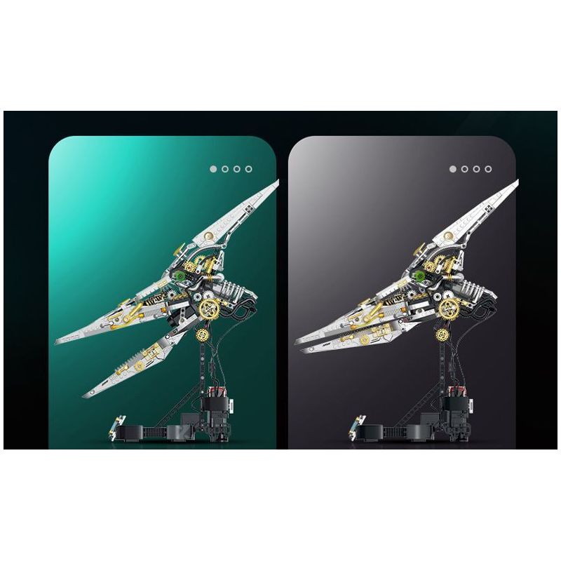 XINZHUAN XZ0007 DinoMech Xếp hình lắp ráp ghép mô hình Hộp sọ thằn lằn cơ khí