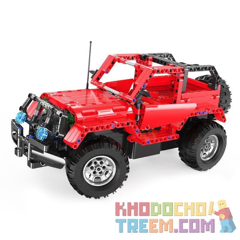 DOUBLEE CADA C51001 51001 non  XE OFF-ROAD bộ đồ chơi xếp lắp ráp ghép mô hình  JEEP WRANGLER / OFF-ROAD WARRIOR Kỹ Thuật Công Nghệ Cao Mô Hình Phương Tiện 531 khối