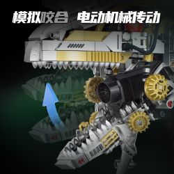 XINZHUAN XZ0008 DinoMech Xếp hình lắp ráp ghép mô hình Sọ Dilophosaurus cơ khí