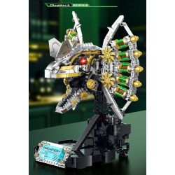 XINZHUAN XZ0008 DinoMech Xếp hình lắp ráp ghép mô hình Sọ Dilophosaurus cơ khí