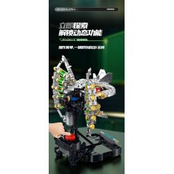 XINZHUAN XZ0008 DinoMech Xếp hình lắp ráp ghép mô hình Sọ Dilophosaurus cơ khí