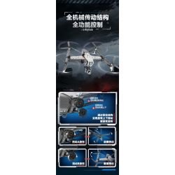 iBlock ib1207 Xếp hình lắp ráp ghép mô hình Linh hồn của đất nước: Sự trỗi dậy của vũ khí hạng nặng: Máy bay không người lái quân sự