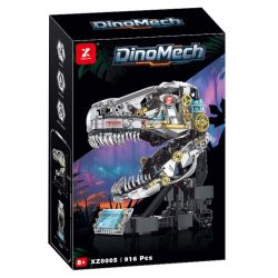 XINZHUAN XZ0005 DinoMech Xếp hình lắp ráp ghép mô hình Hộp sọ Tyrannosaurus cơ khí