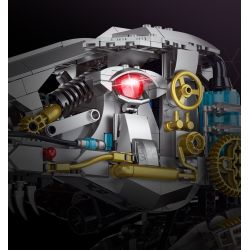 XINZHUAN XZ0005 DinoMech Xếp hình lắp ráp ghép mô hình Hộp sọ Tyrannosaurus cơ khí