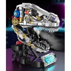 XINZHUAN XZ0005 DinoMech Xếp hình lắp ráp ghép mô hình Hộp sọ Tyrannosaurus cơ khí