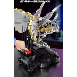 XINZHUAN XZ0006 DinoMech Xếp hình lắp ráp ghép mô hình Hộp sọ cơ học của Triceratops