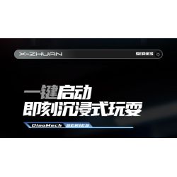 XINZHUAN XZ0006 DinoMech Xếp hình lắp ráp ghép mô hình Hộp sọ cơ học của Triceratops