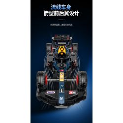 XINZHUAN XZ0001 Xếp hình lắp ráp ghép mô hình Đua xe công thức 1 Red Bull F1