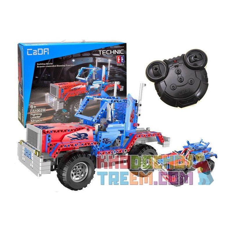 DOUBLEE CADA C51002 51002 non  XE ĐẦU KÉO bộ đồ chơi xếp lắp ráp ghép mô hình  柯博文 CONVOY TRUCK Kỹ Thuật Công Nghệ Cao Mô Hình Phương Tiện 531 khối