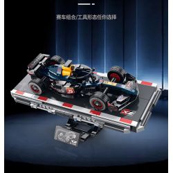XINZHUAN XZ0001 Xếp hình lắp ráp ghép mô hình Đua xe công thức 1 Red Bull F1