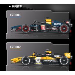 XINZHUAN XZ0001 Xếp hình lắp ráp ghép mô hình Đua xe công thức 1 Red Bull F1