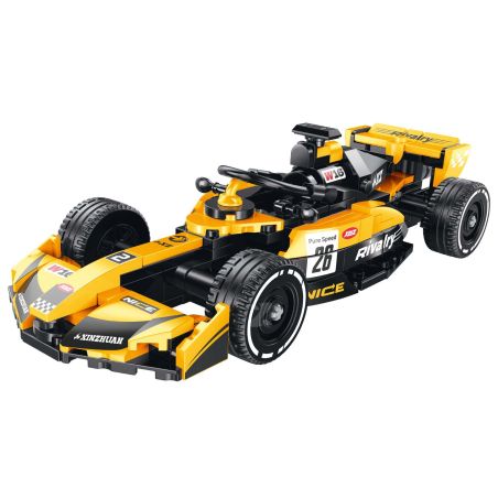 XINZHUAN XZ0002 Xếp hình lắp ráp ghép mô hình Xe công thức 1 McLaren F1