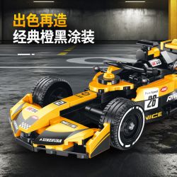 XINZHUAN XZ0002 Xếp hình lắp ráp ghép mô hình Xe công thức 1 McLaren F1