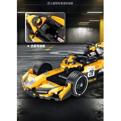 XINZHUAN XZ0002 Xếp hình lắp ráp ghép mô hình Xe công thức 1 McLaren F1